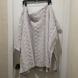 Barefoot Dreams Soft Knit Throw - light gray